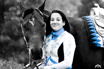 Senior Photo with Horse